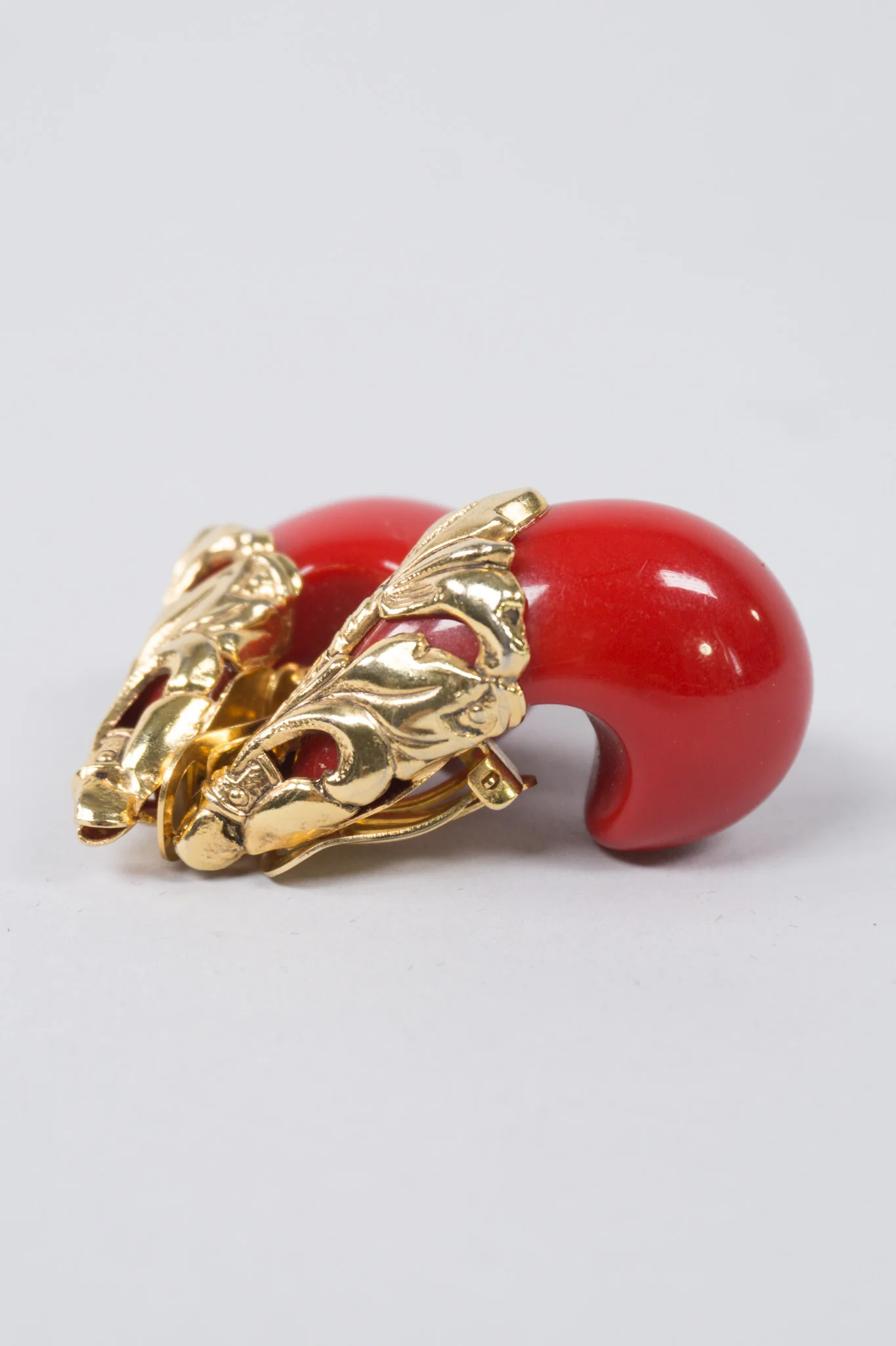 Baroque Crescent Earrings - Image 5