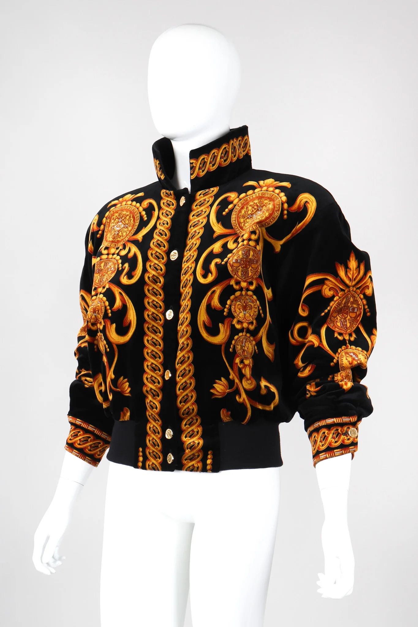 Baroque Velvet Bomber - Image 2