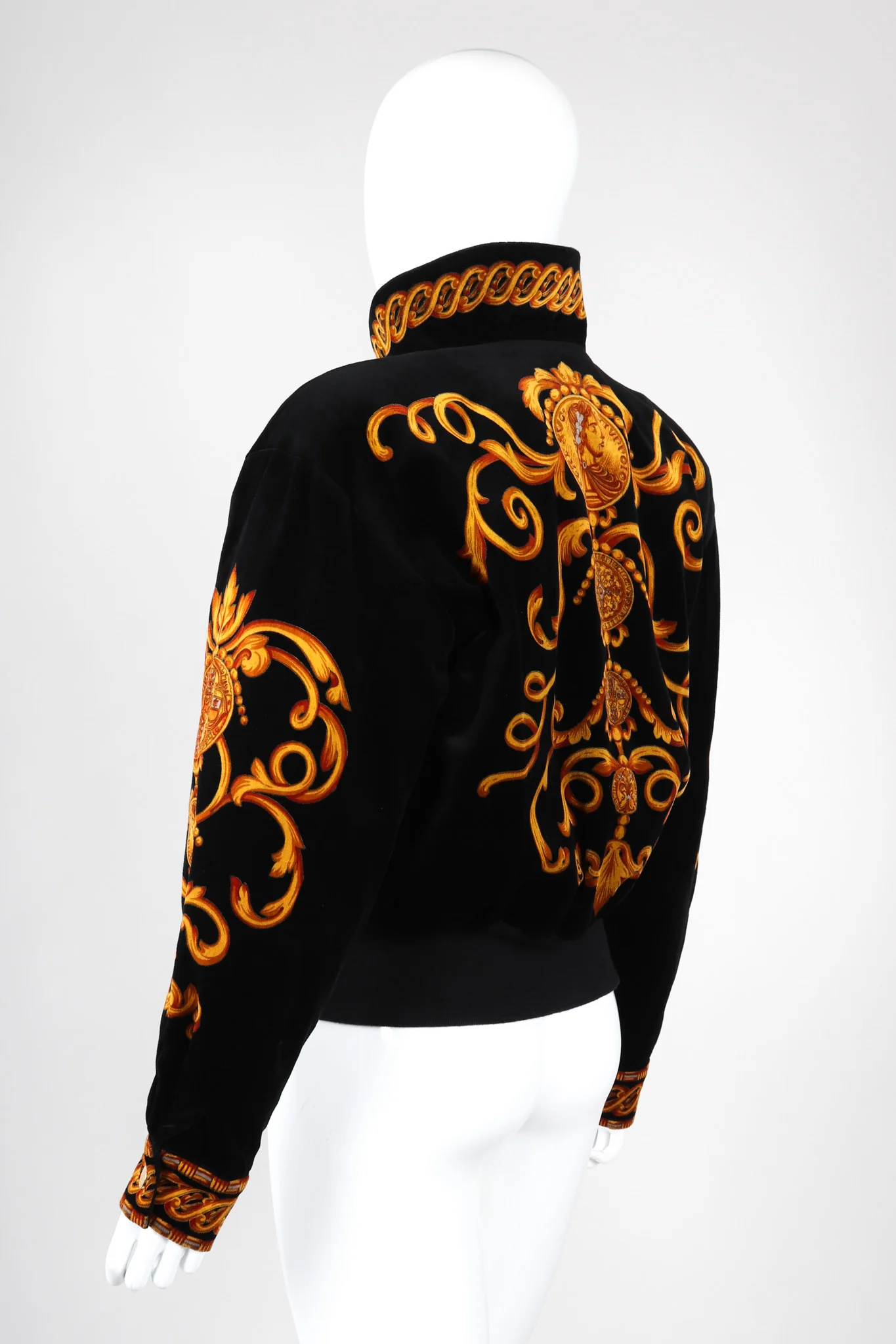 Baroque Velvet Bomber - Image 6