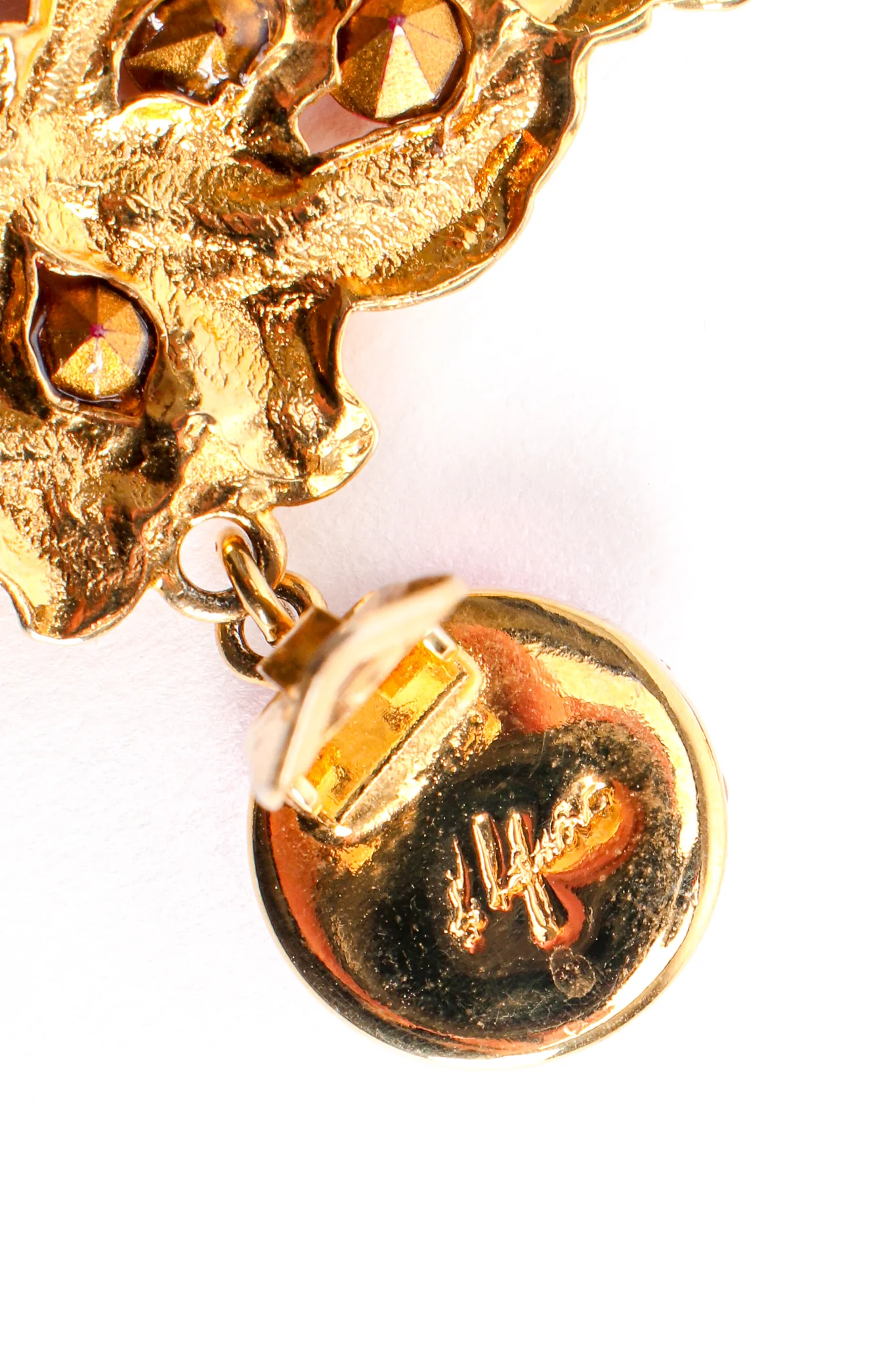 Baroque Wing Drop Earrings - Image 10