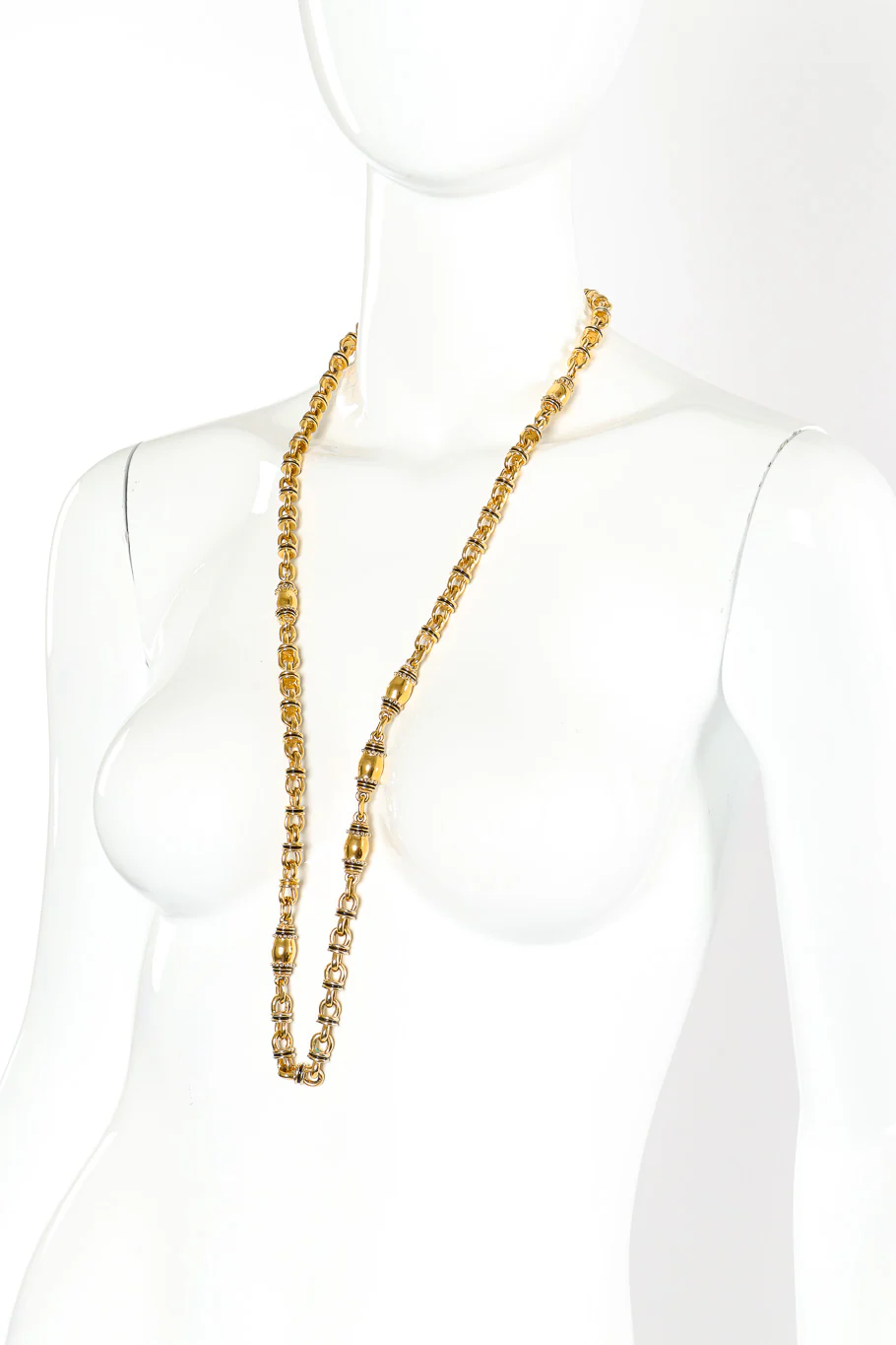 Barrel Link Chain Necklace