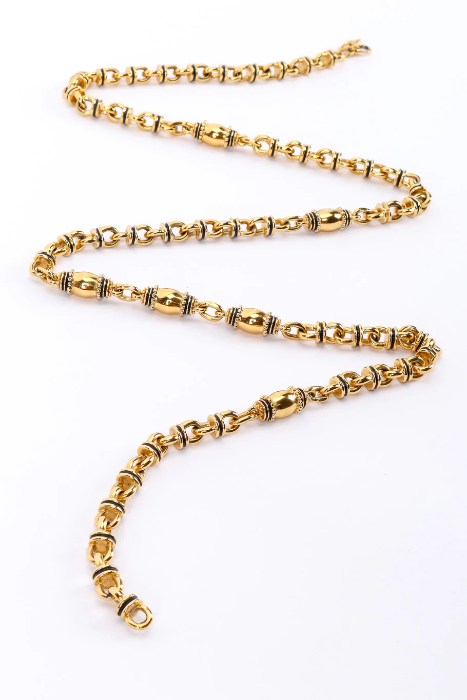 Barrel Link Chain Necklace - Image 4