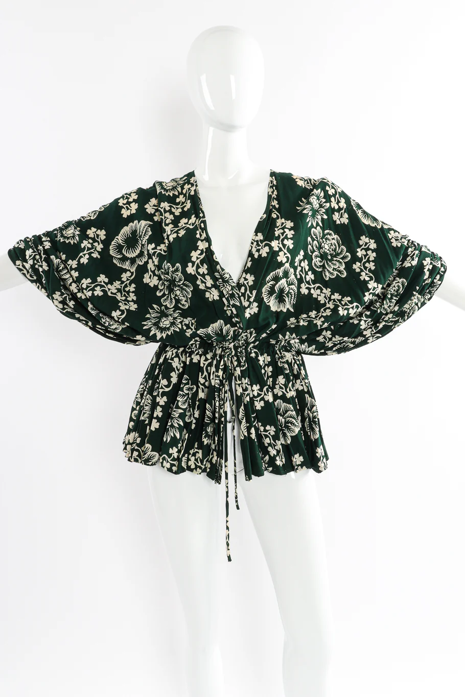 Batik Print Cocoon Top - Image 2