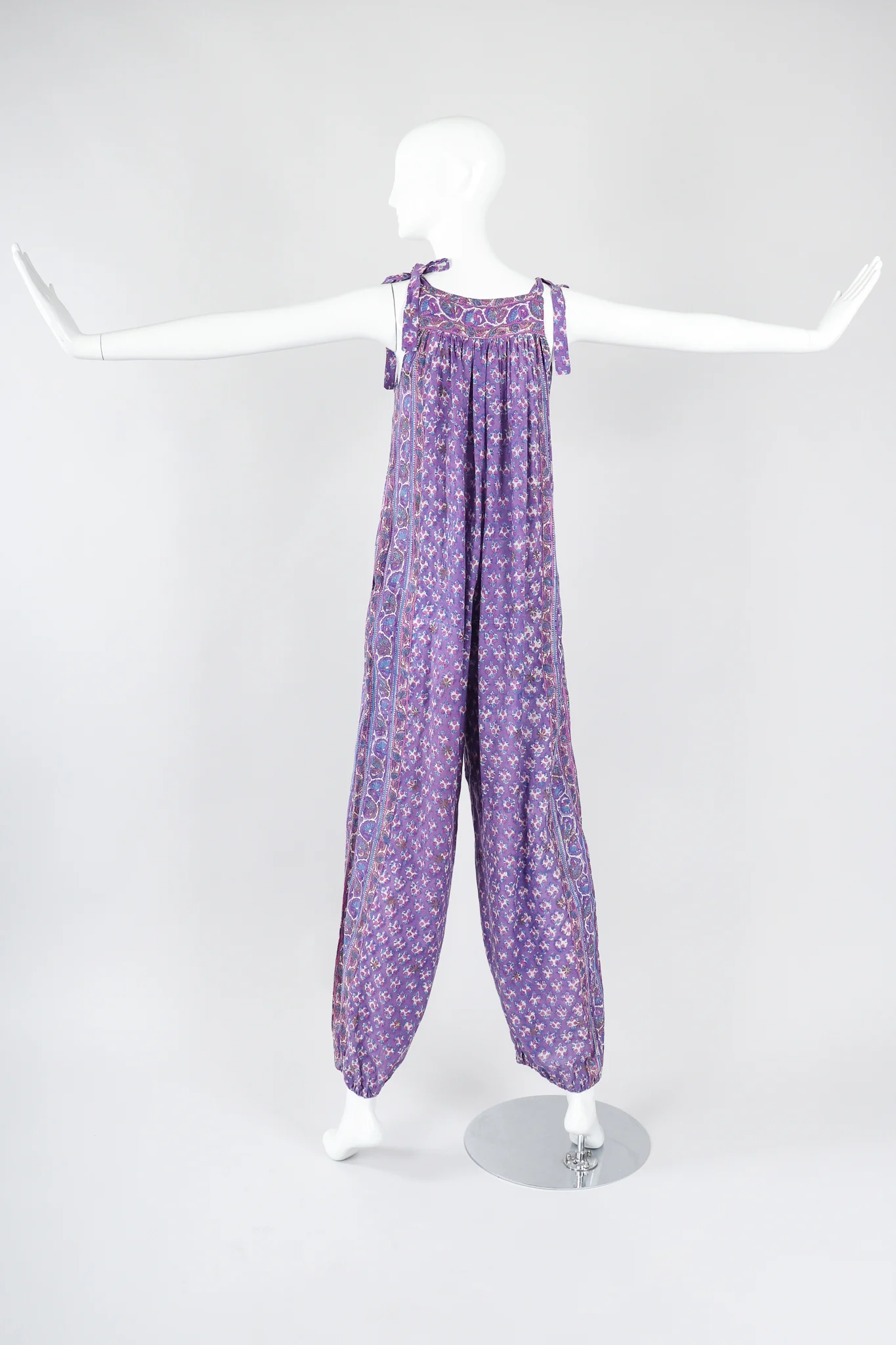 Batik Tie-Strap Jumpsuit - Image 5
