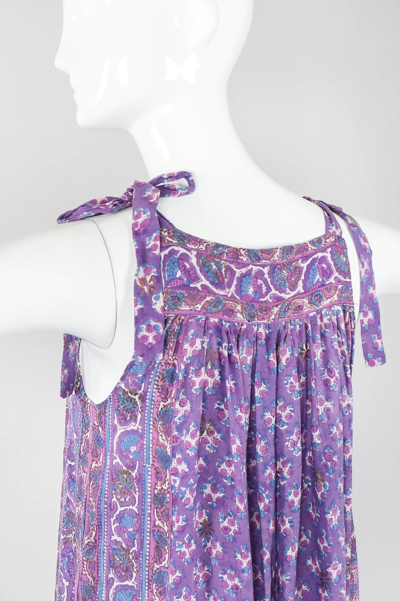 Batik Tie-Strap Jumpsuit - Image 7