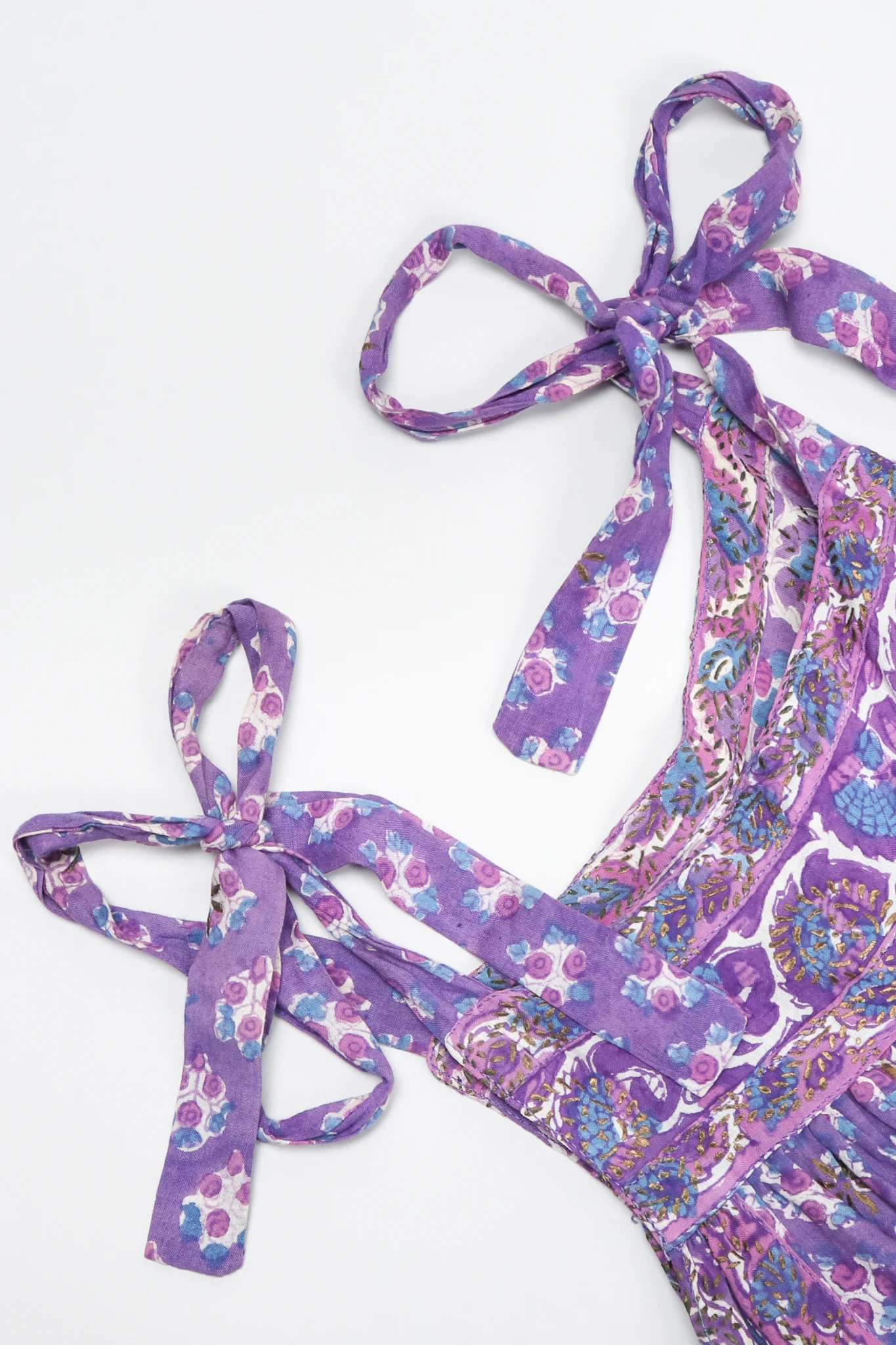 Batik Tie-Strap Jumpsuit - Image 9