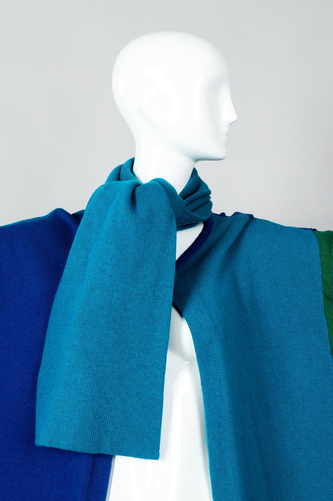 Batwing Knit Cape Coat - Image 4