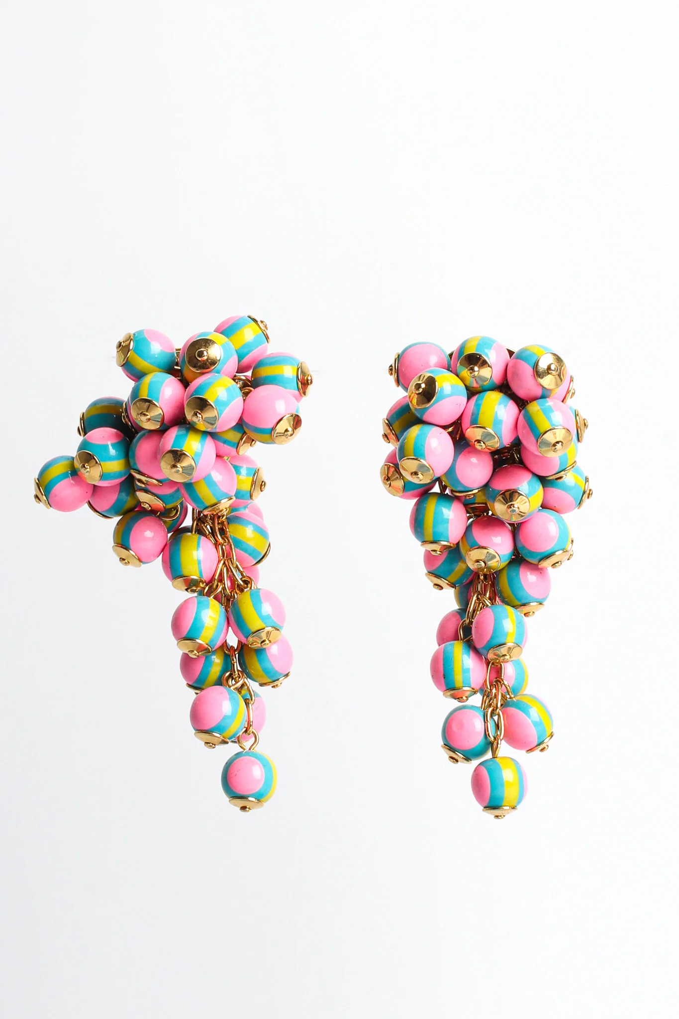 Bead Cluster Chandelier Earrings - Image 3