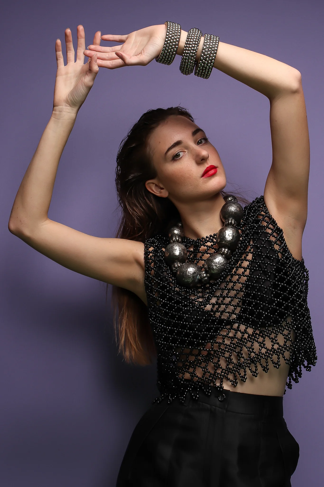 Bead Mesh Boxy Top - Image 2