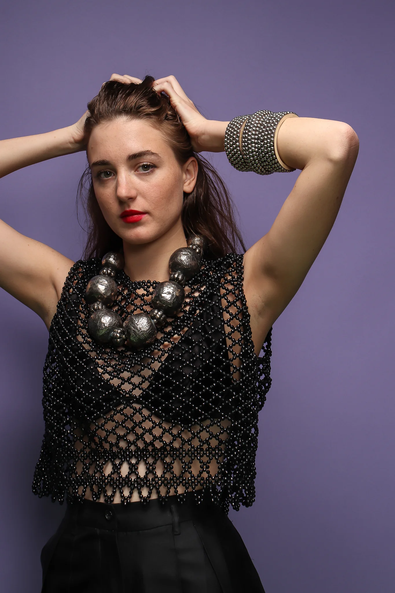 Bead Mesh Boxy Top - Image 5