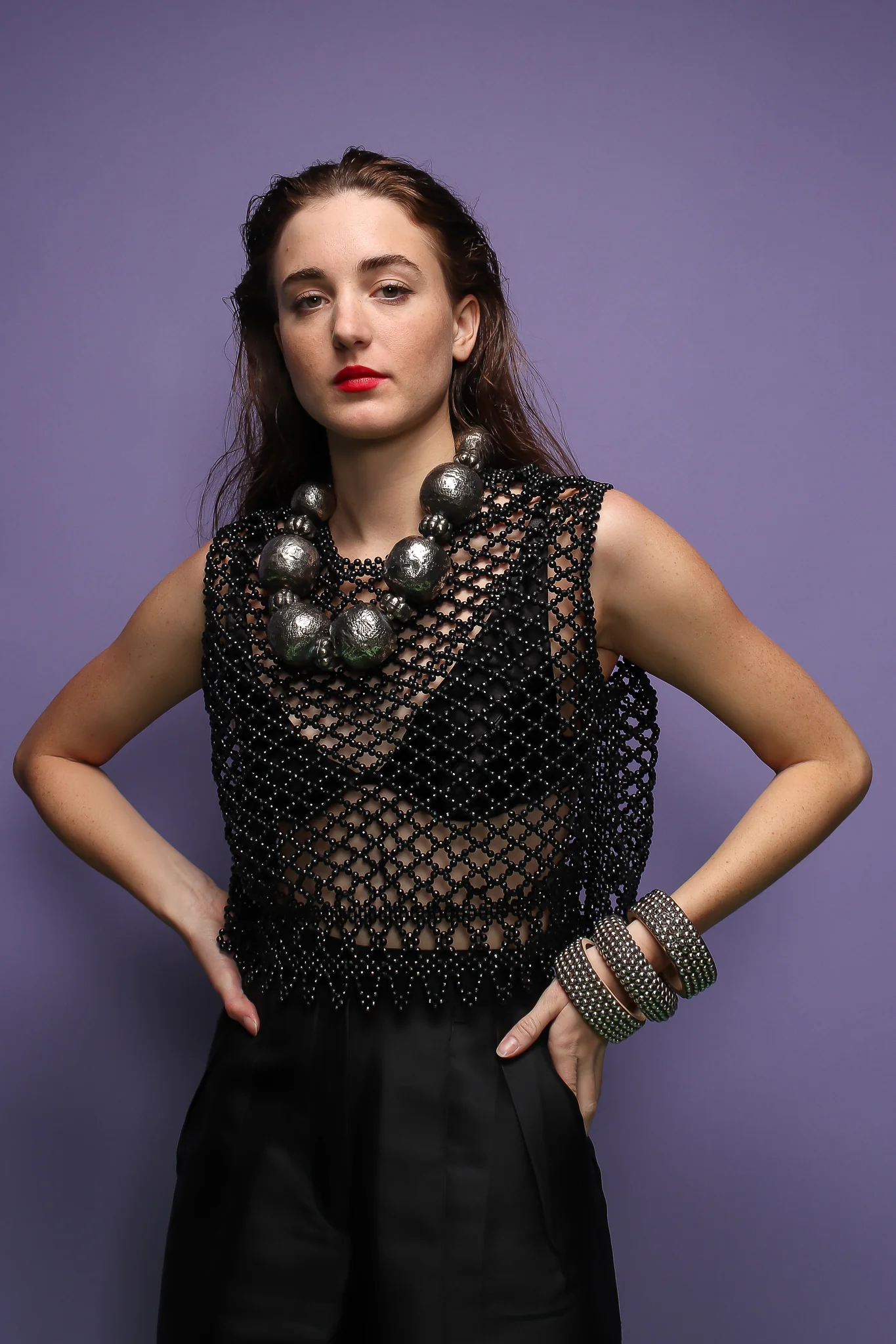 Bead Mesh Boxy Top - Image 6