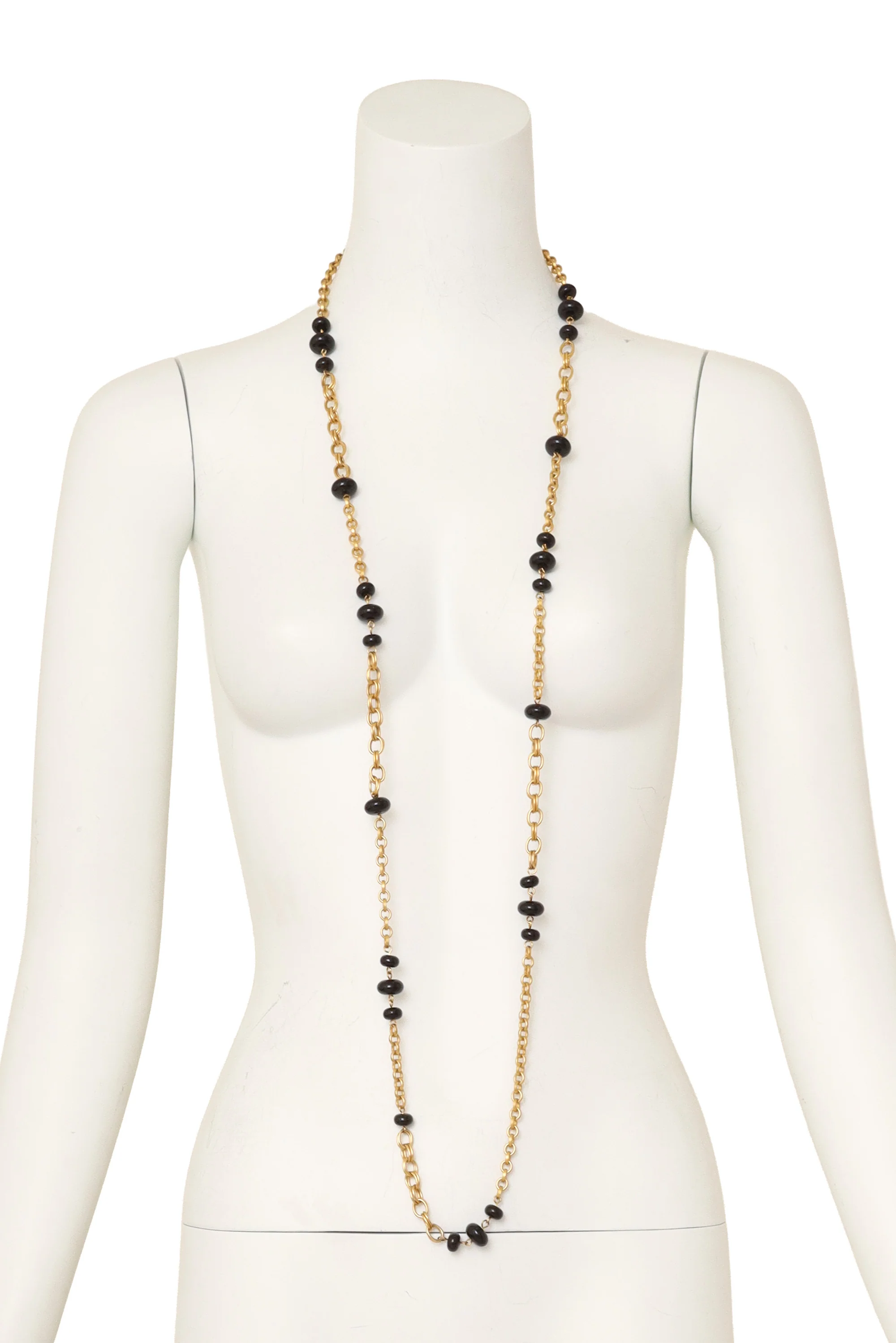 Bead Station Chain Necklace - Image 3