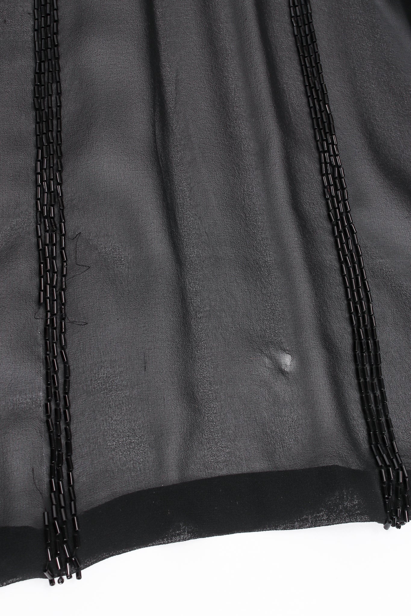 Bead Stripe Silk Chiffon Dress - Image 17