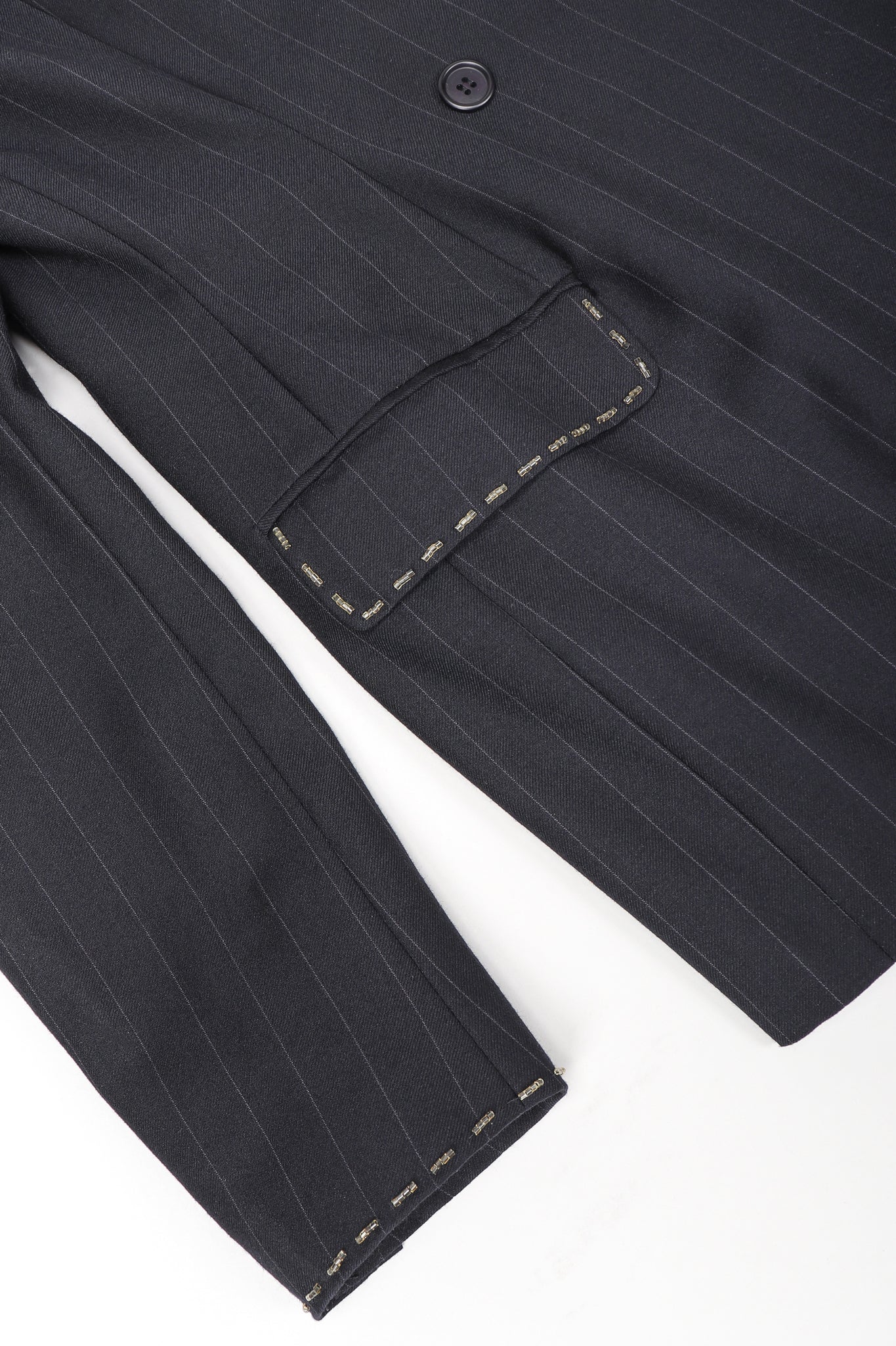 Bead-Tipped Pinstripe Suit - Image 11