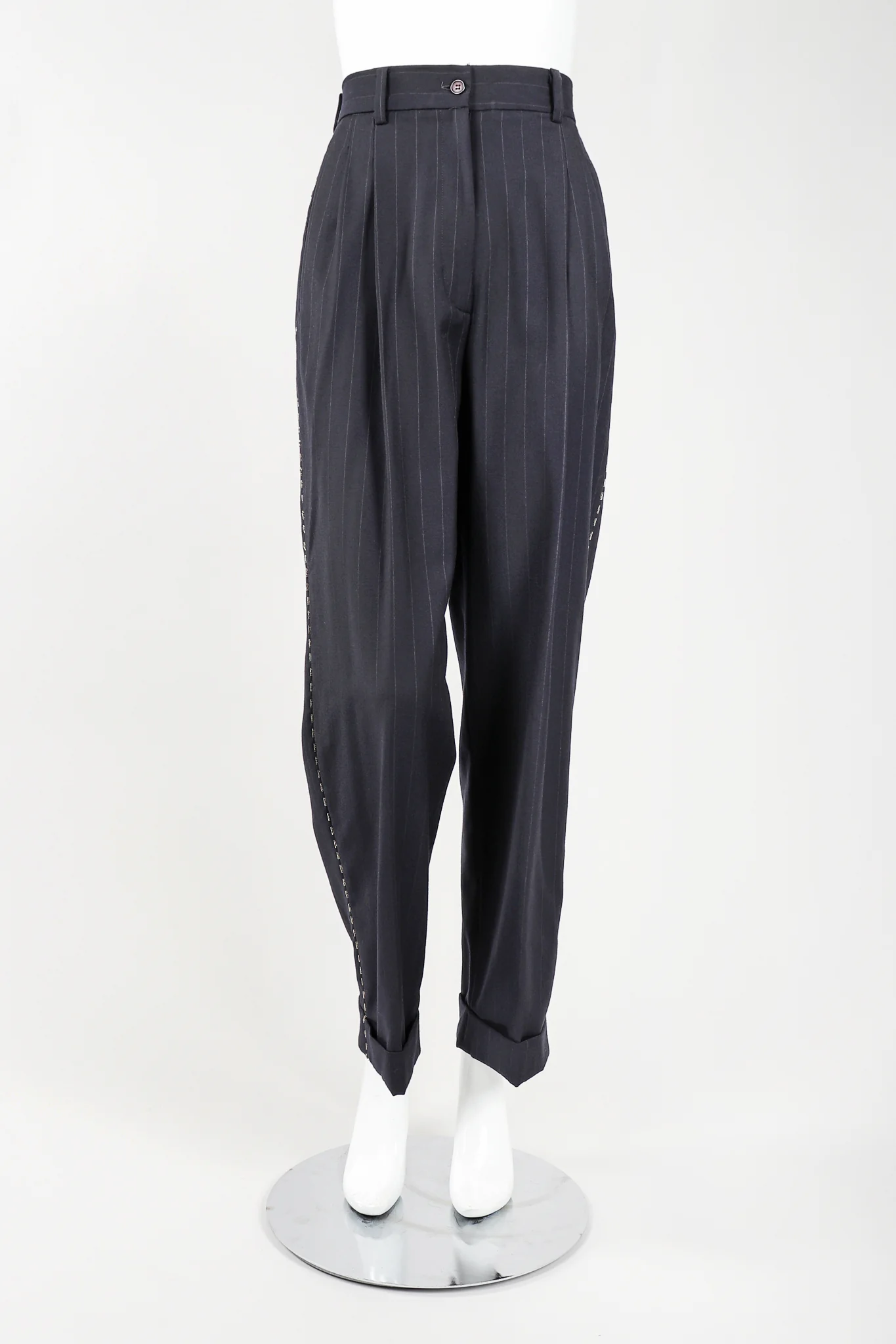 Bead-Tipped Pinstripe Suit - Image 6