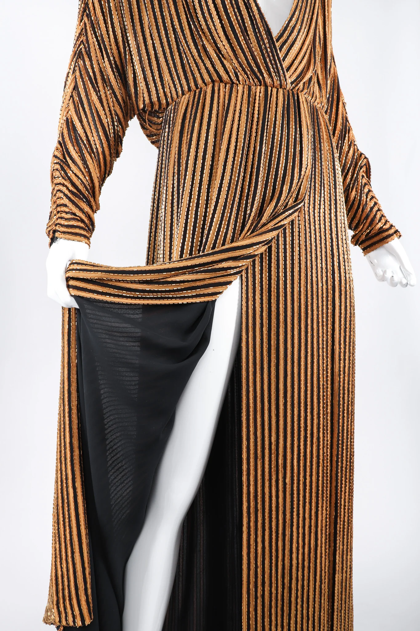 Beaded Batwing Gown - Image 3