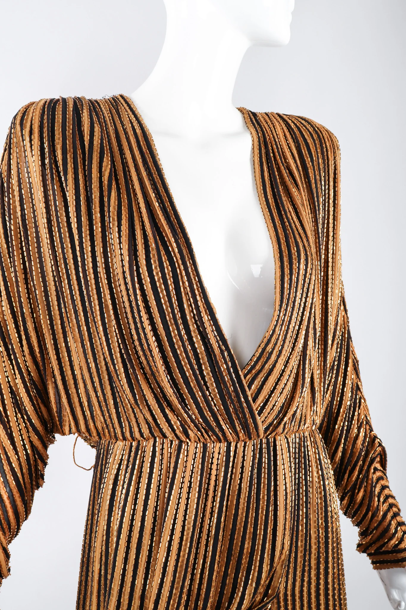 Beaded Batwing Gown - Image 9