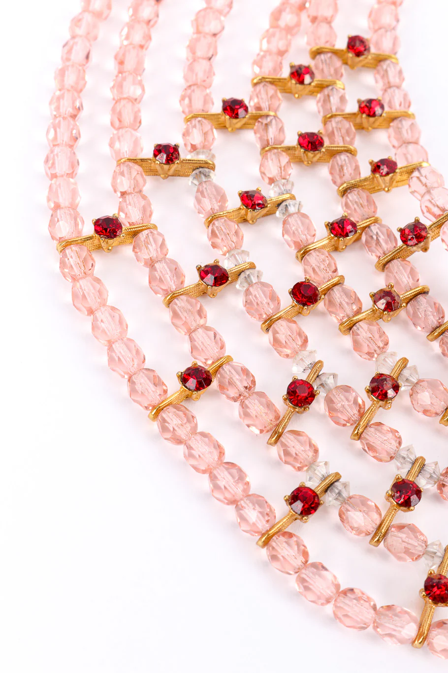 Beaded Bib Collar Necklace - Image 3