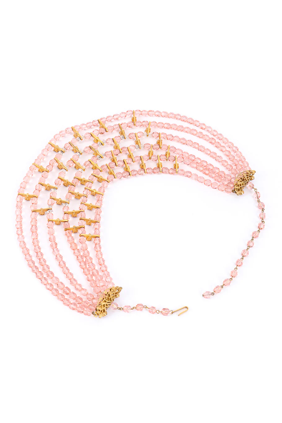 Beaded Bib Collar Necklace - Image 7