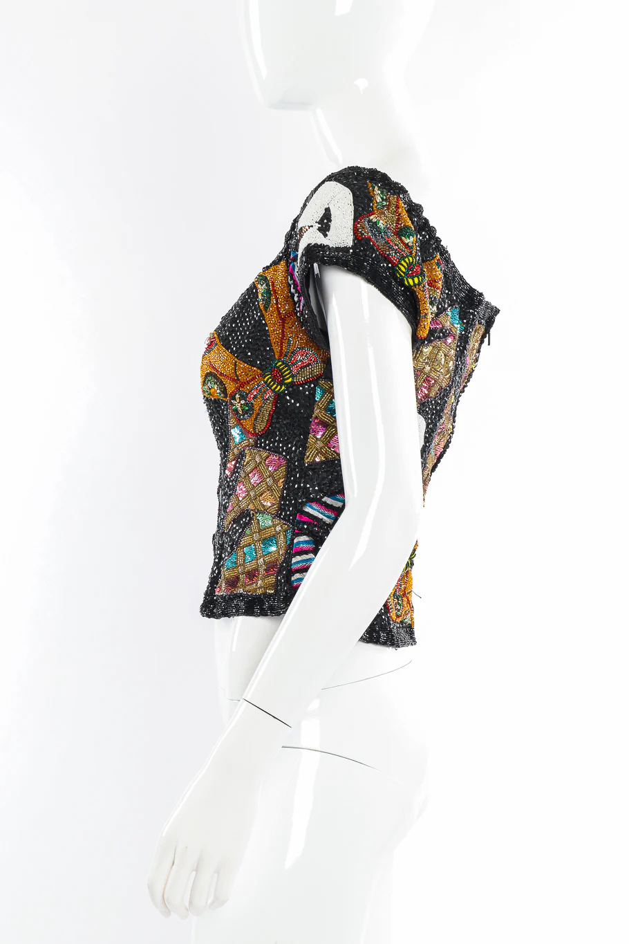Beaded Bow Bustier Top - Image 2