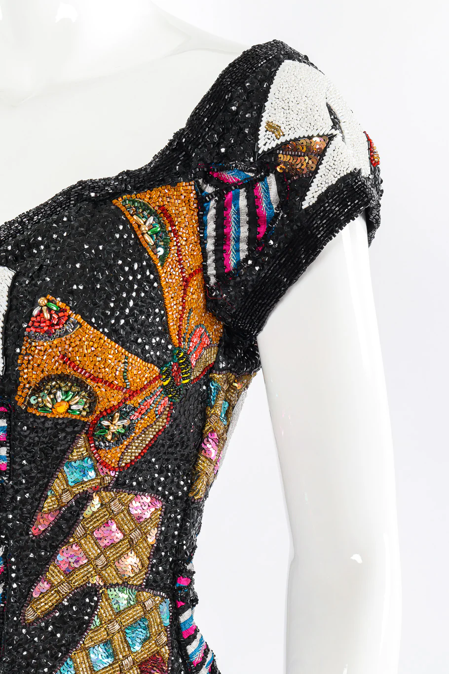 Beaded Bow Bustier Top - Image 4