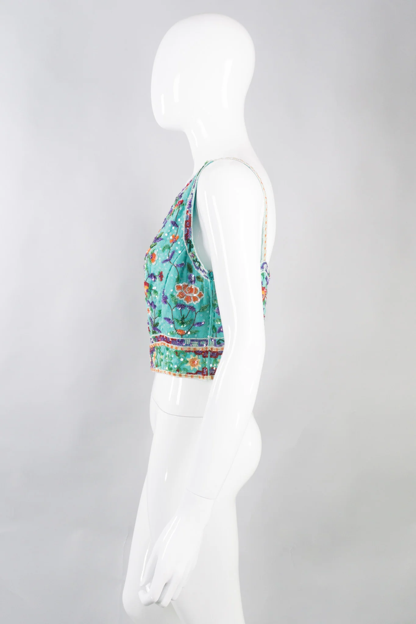 Beaded Boxy Crop Top - Image 3