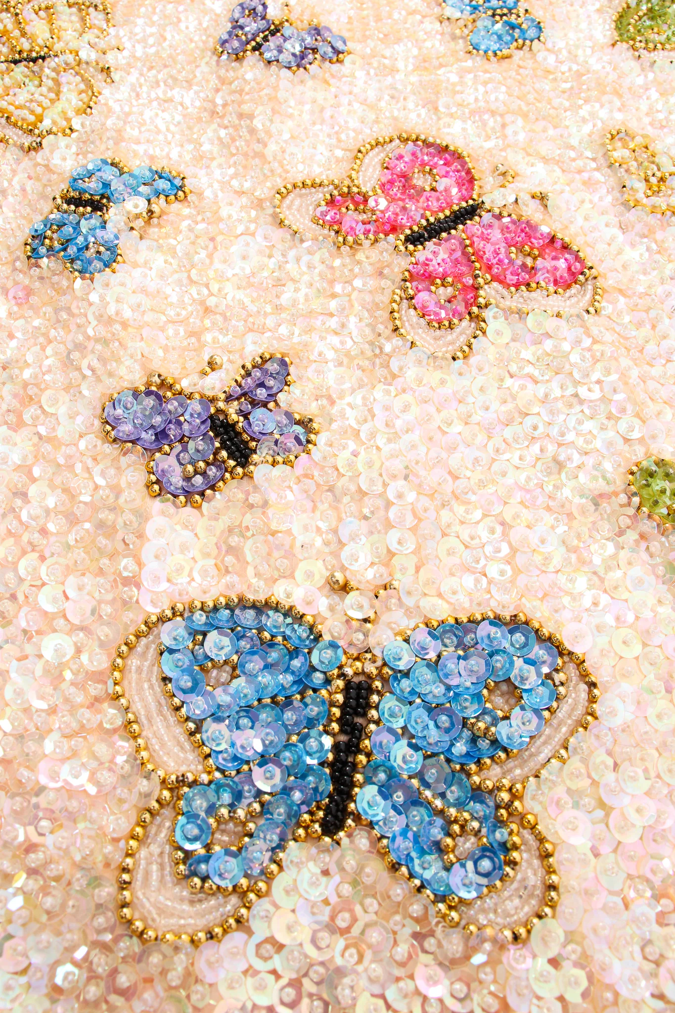 Beaded Butterfly Halter Gown - Image 10