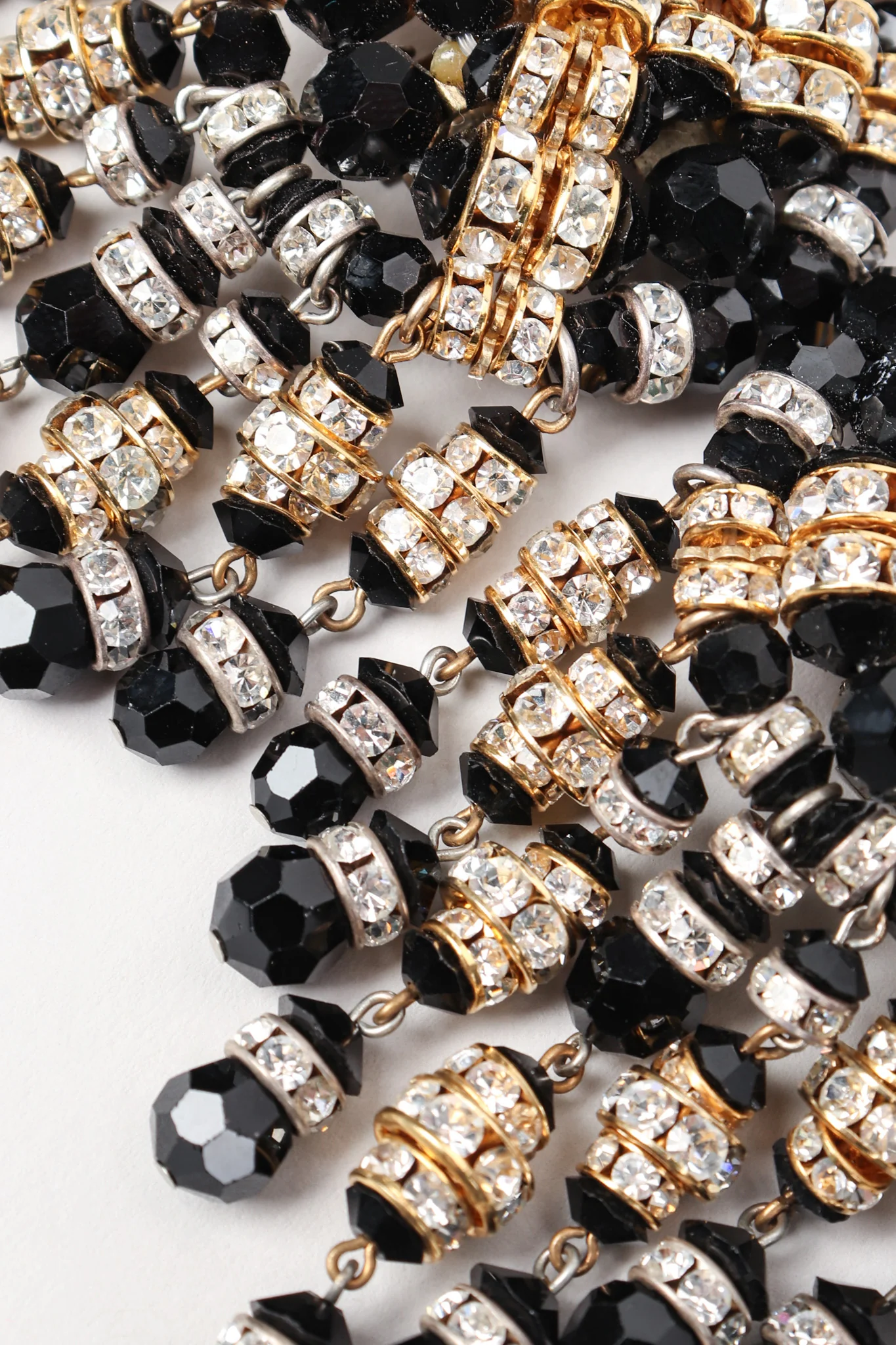 Beaded Button Fringe Earrings - Image 5