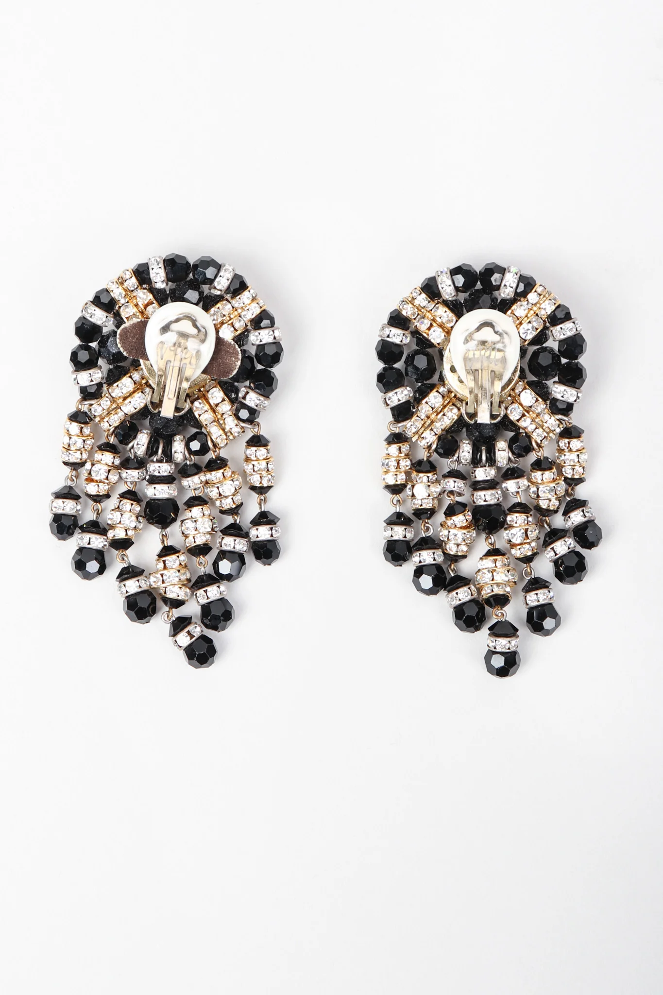 Beaded Button Fringe Earrings - Image 8