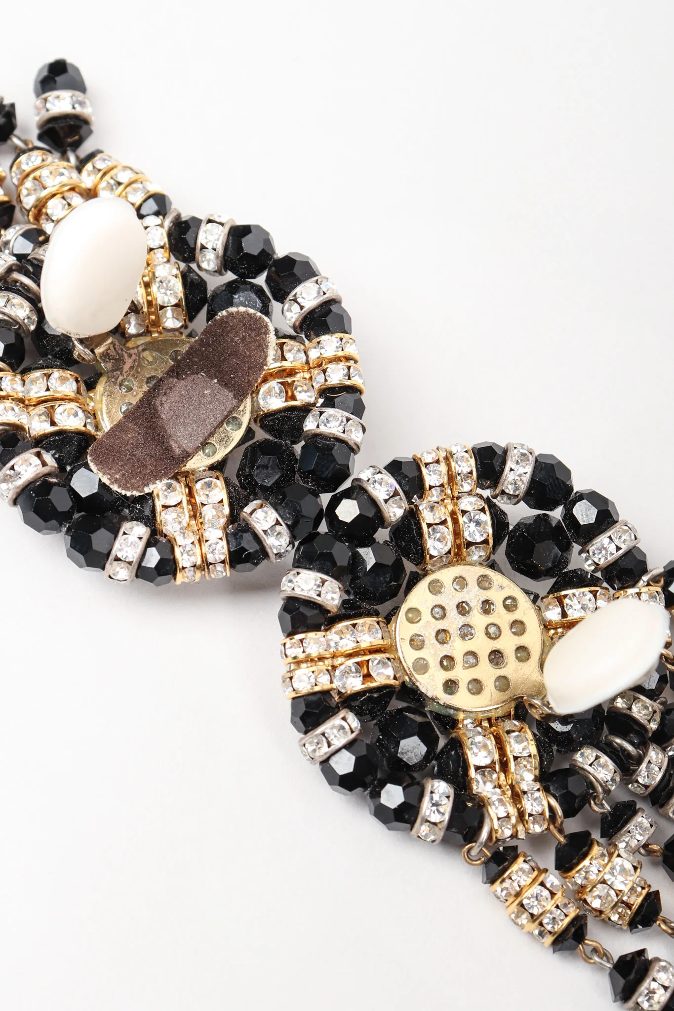 Beaded Button Fringe Earrings - Image 9