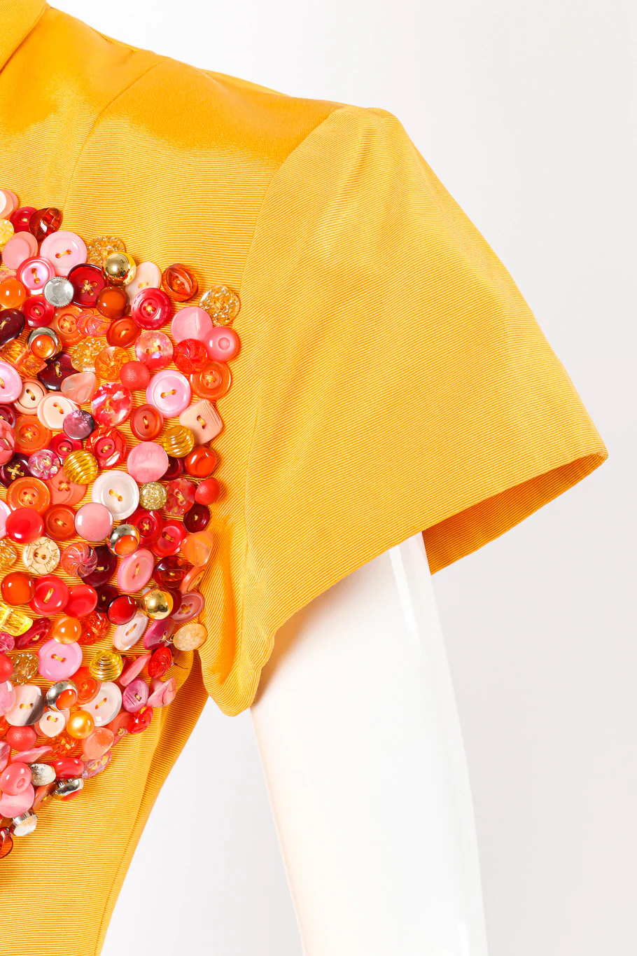 Beaded Button Grosgrain Top - Image 5