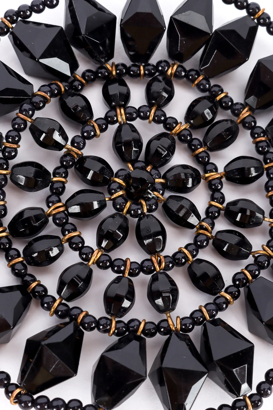 Beaded Circle Drop Earrings - Image 5
