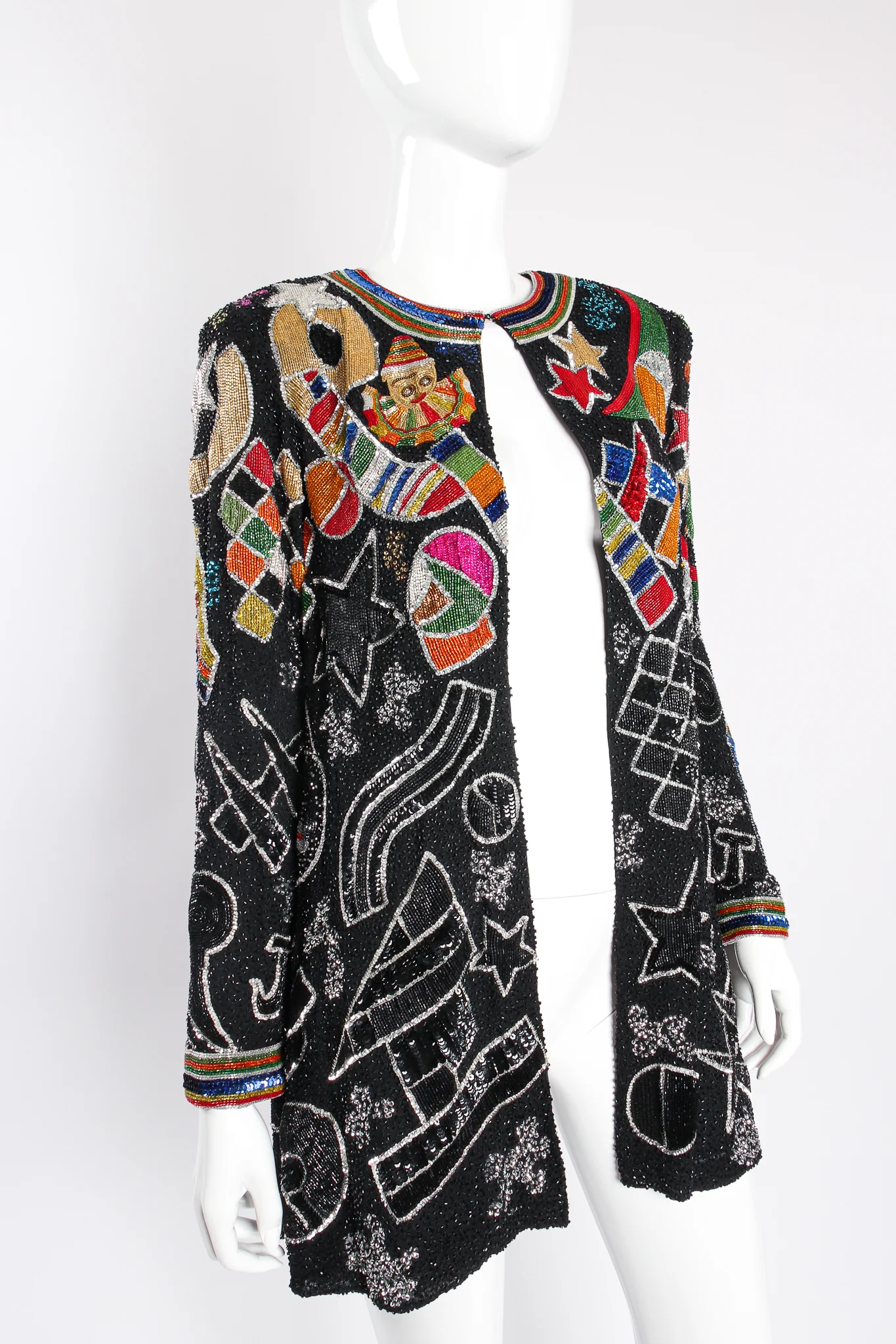 Beaded Circus Trapeze Jacket