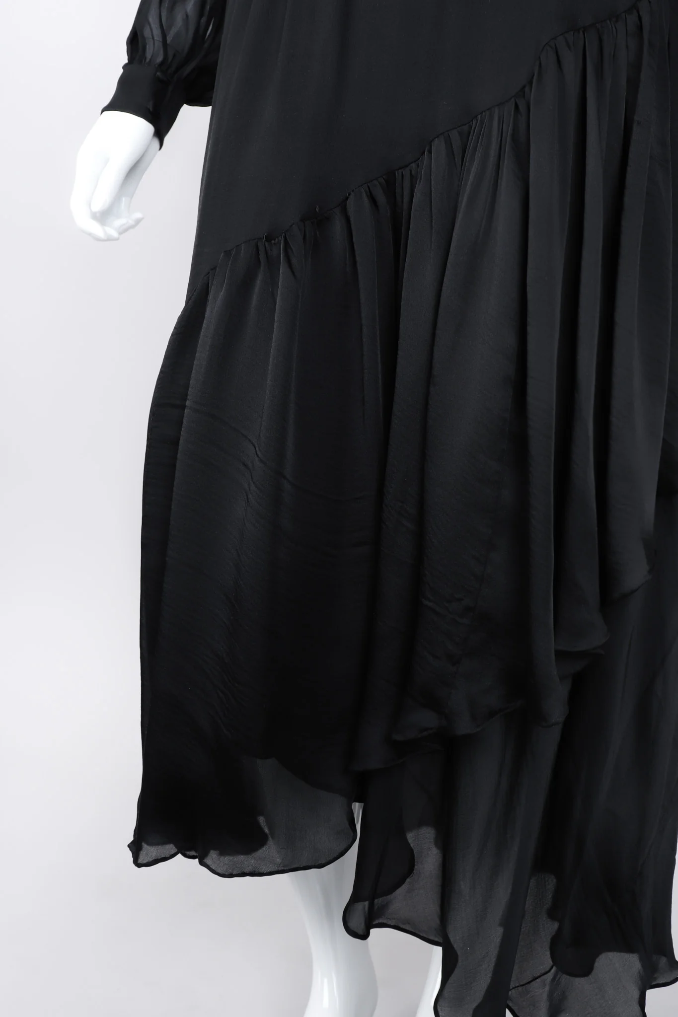 Beaded Collar Chiffon Dress - Image 14