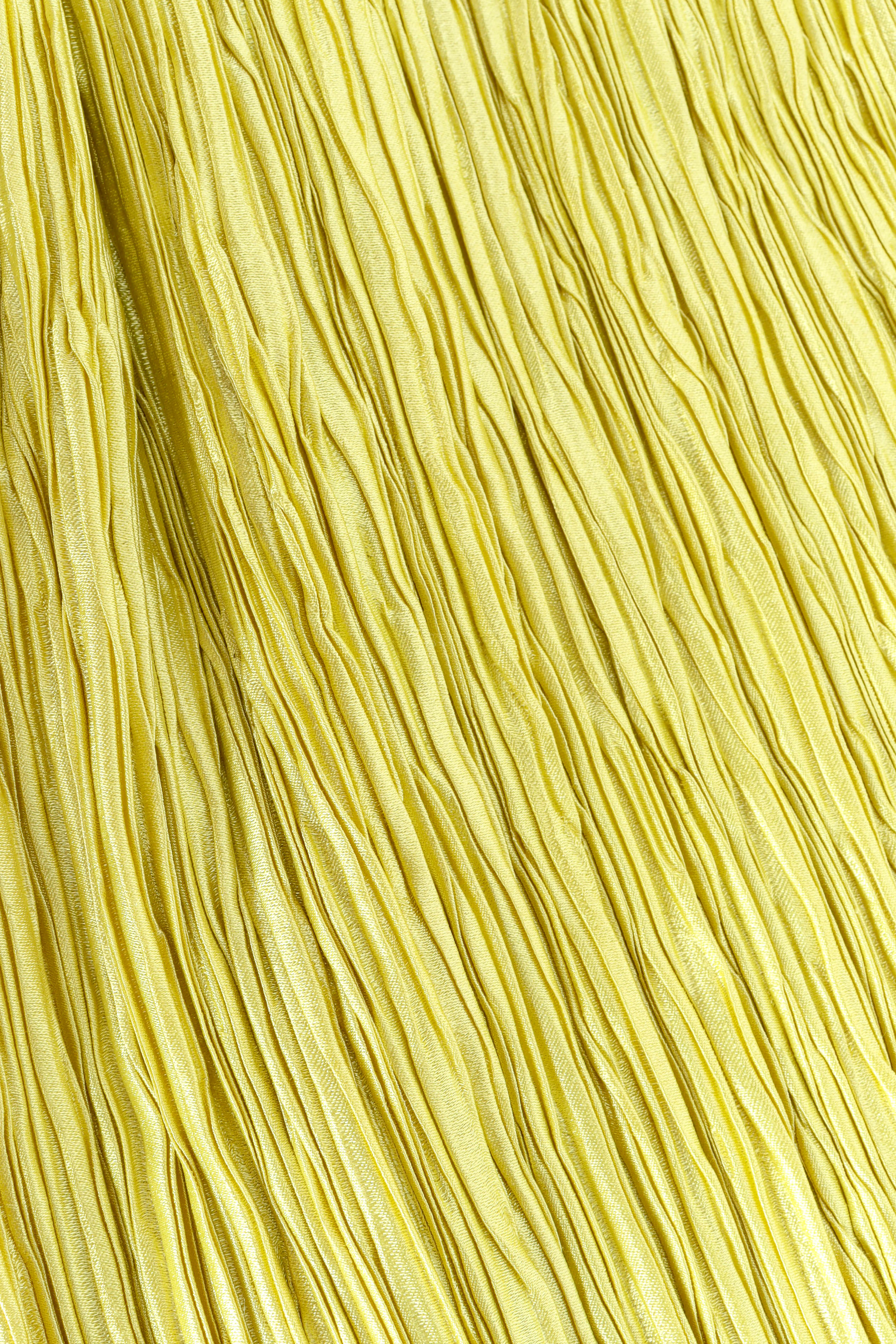 Beaded Crinkle Pleat Halter Dress - Image 7