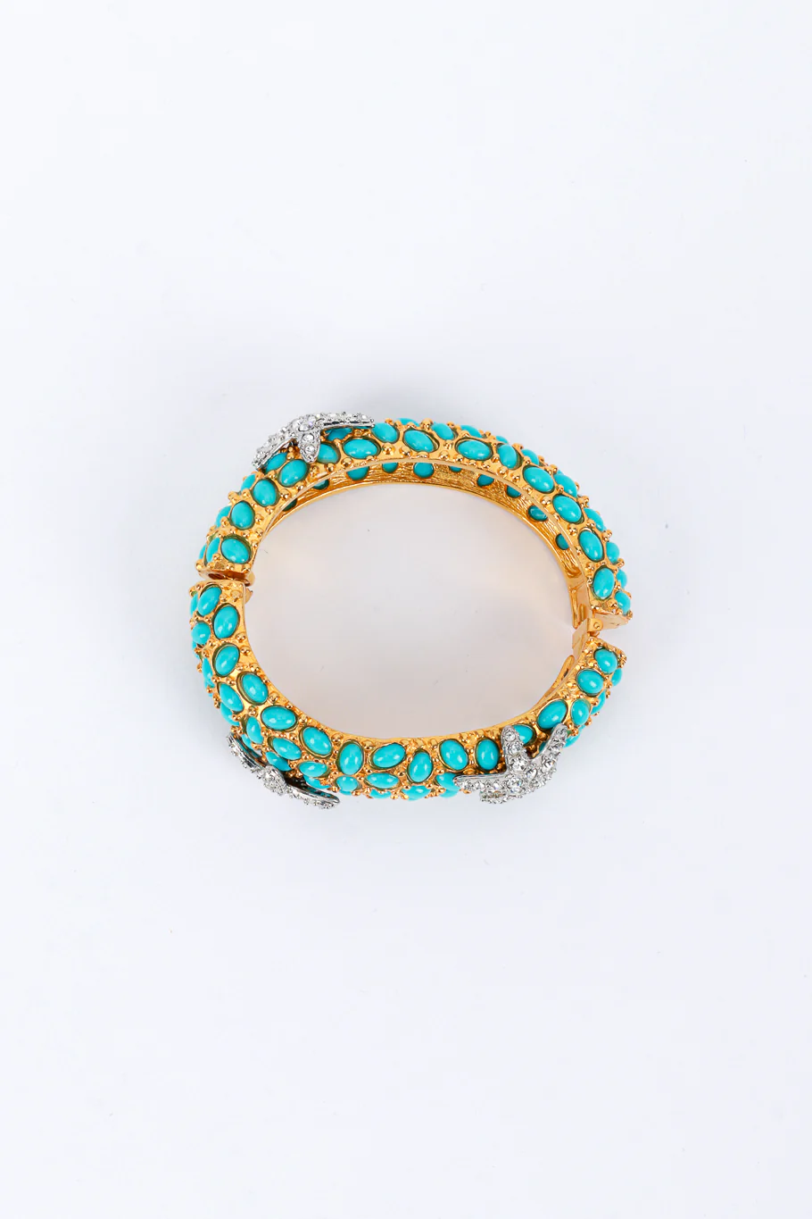 Beaded Crystal Starfish Bracelet - Image 4