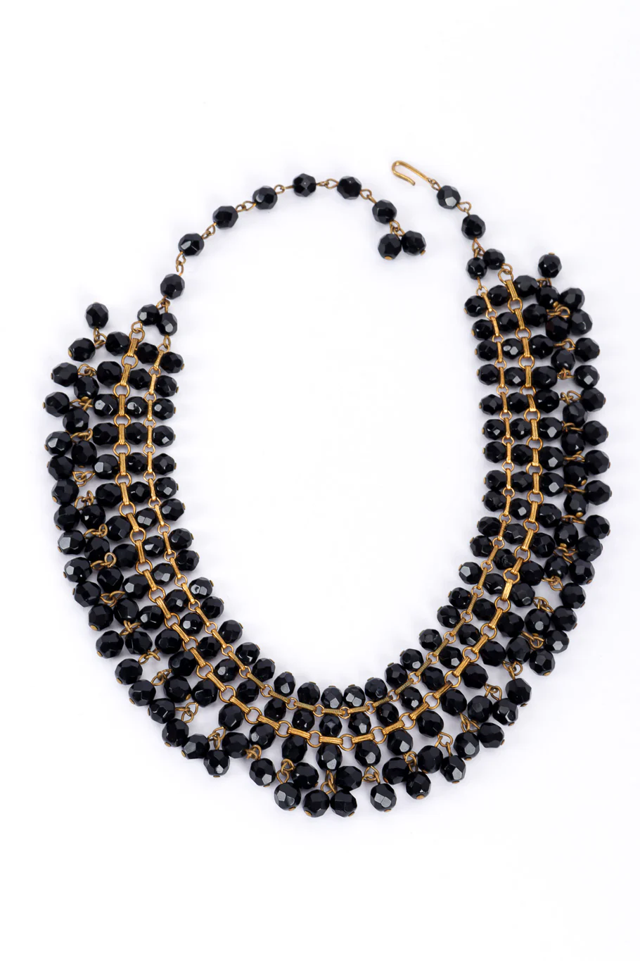 Beaded Dangle Collar Necklace - Image 4