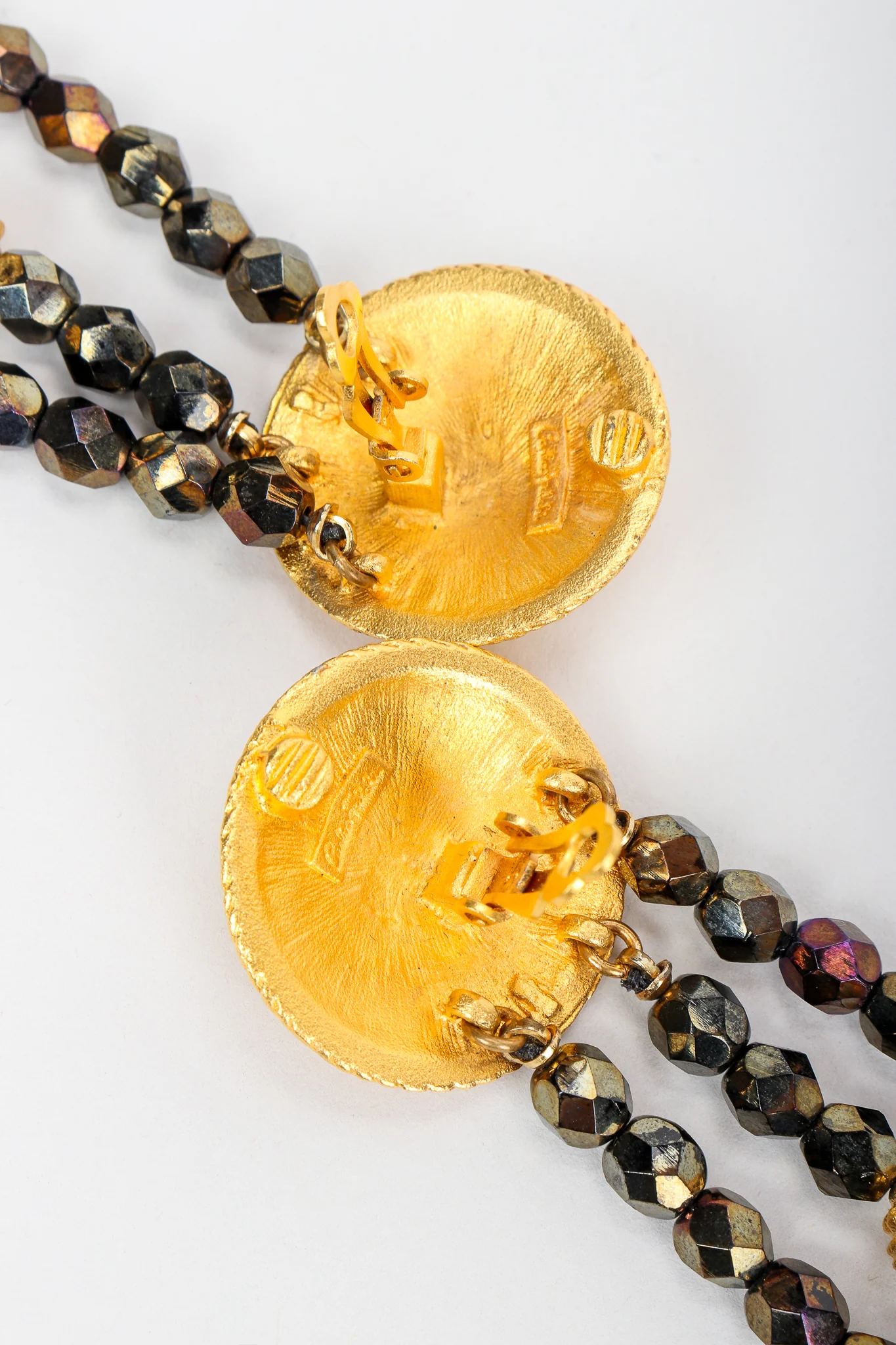 Extra-Long Beaded Drop Earrings - Image 7