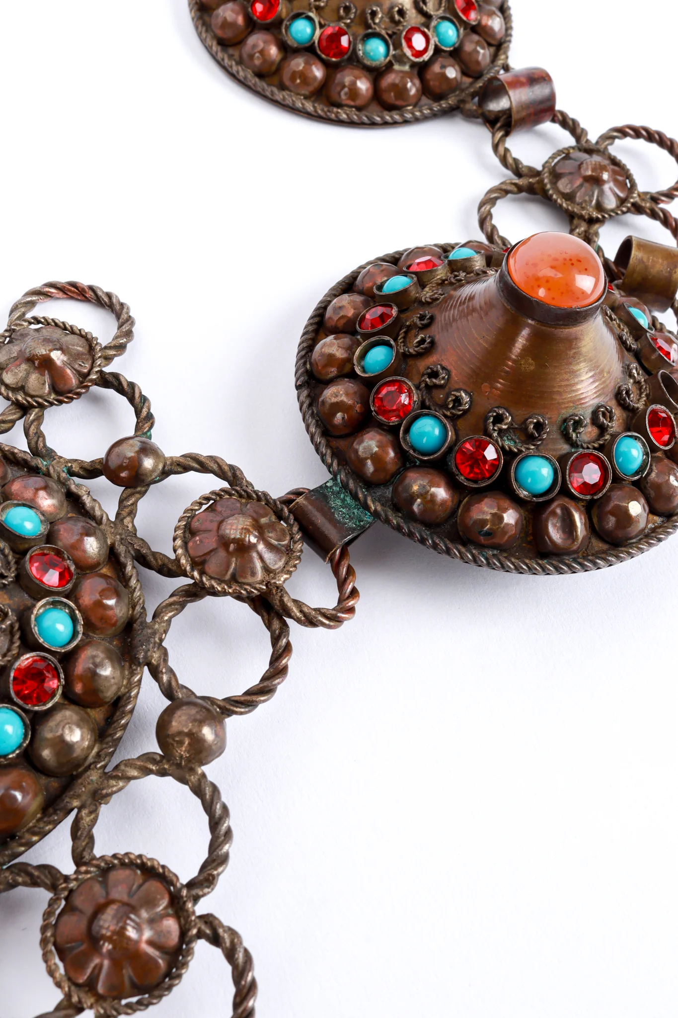 Beaded Dome Metal Belt - Image 6