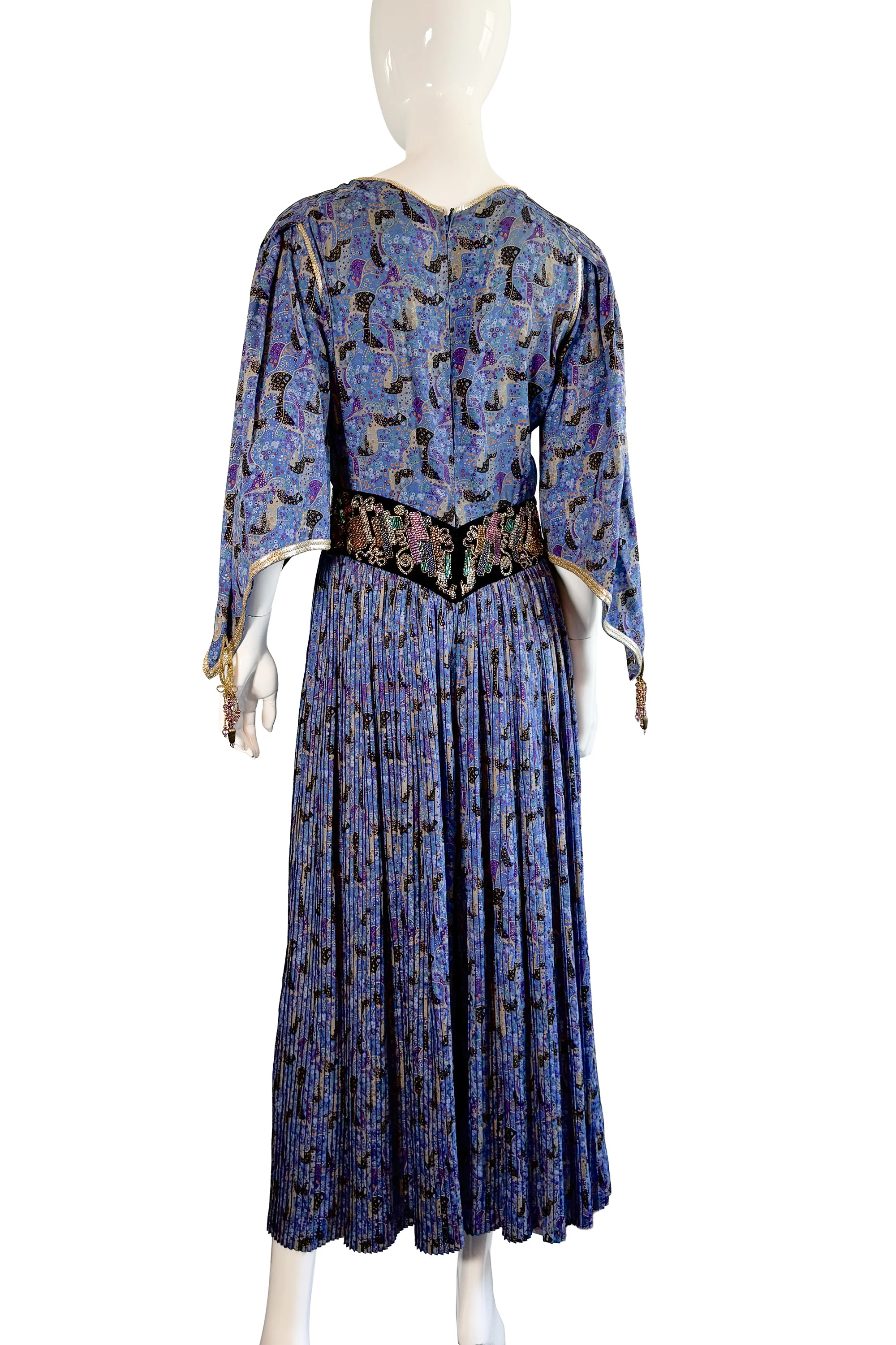 Beaded Dot Print Jumpsuit - Image 4