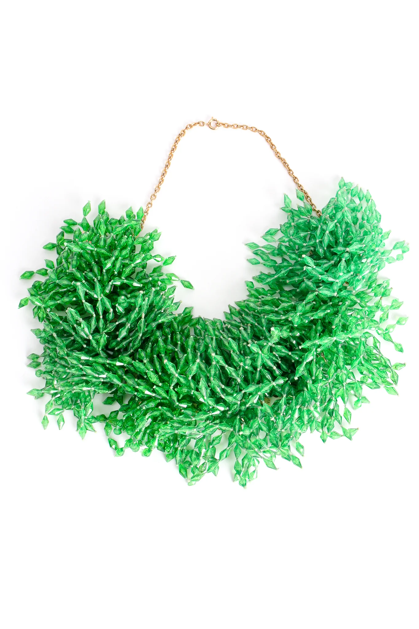Beaded Fringe Collar Bracelet & Earring Set - Image 7