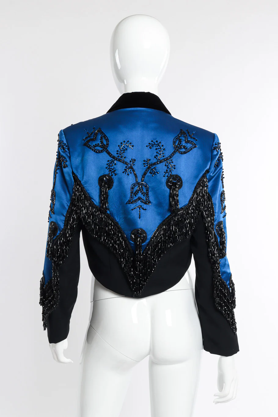 Beaded Fringe Crop Jacket - Image 4