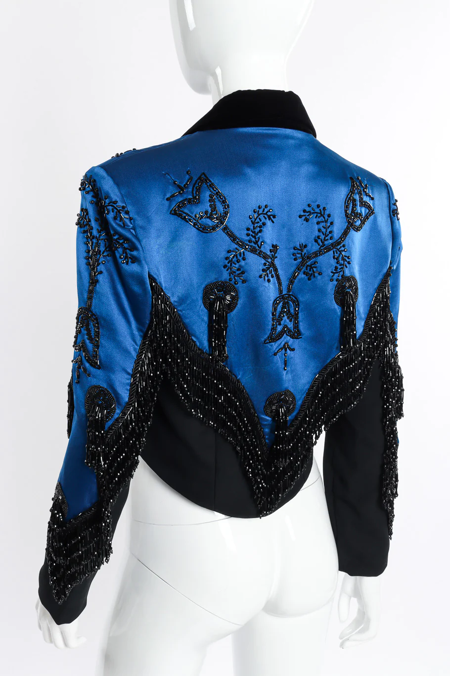 Beaded Fringe Crop Jacket - Image 6
