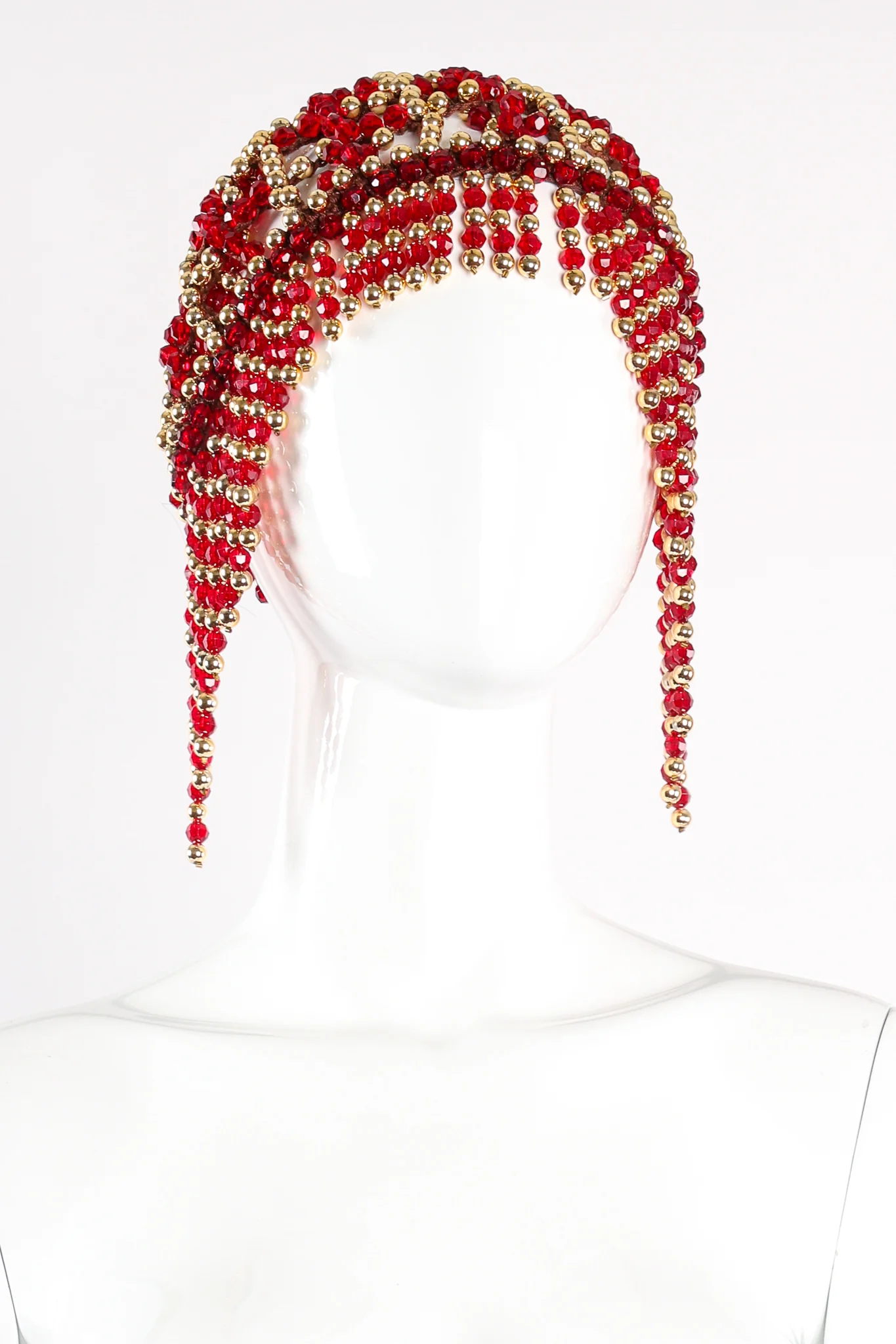 Beaded Fringe Headdress