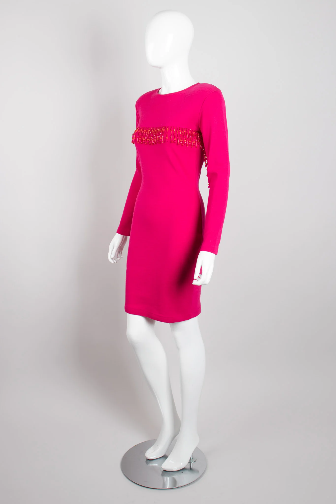 Beaded Fringe Yoke Dress - Image 3