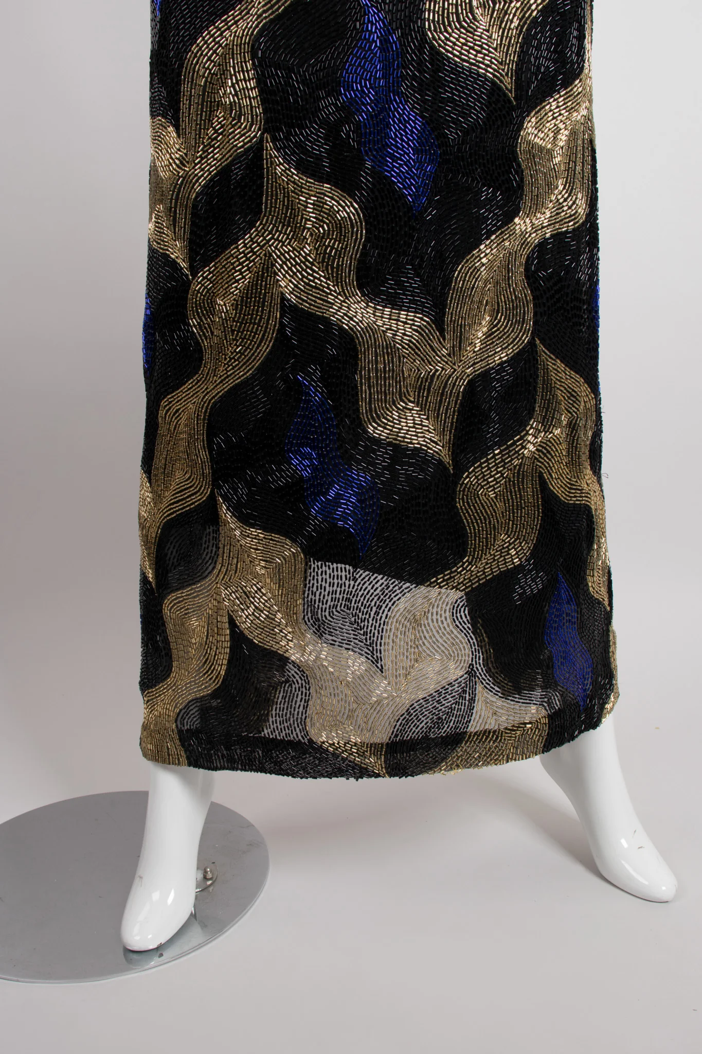 Beaded Halter Gown - Image 11