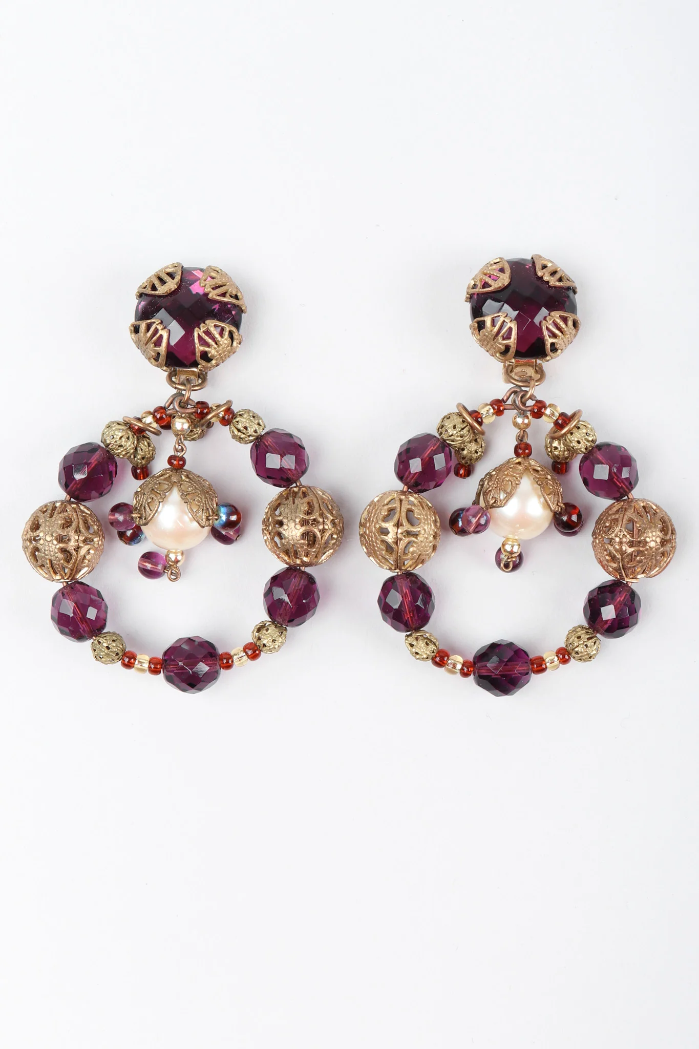 Beaded Hoop Earrings - Image 9