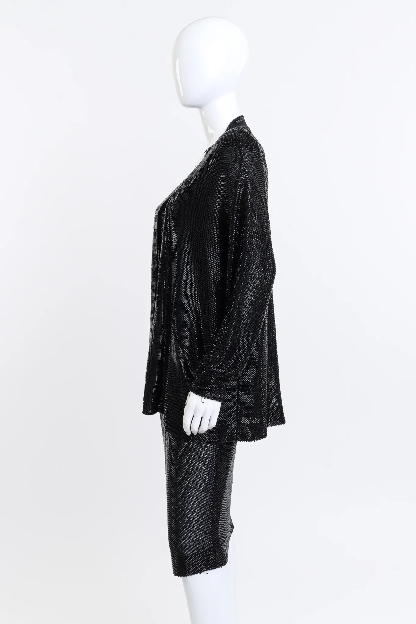 Beaded Knit Jacket, Tank & Skirt Set - Image 2