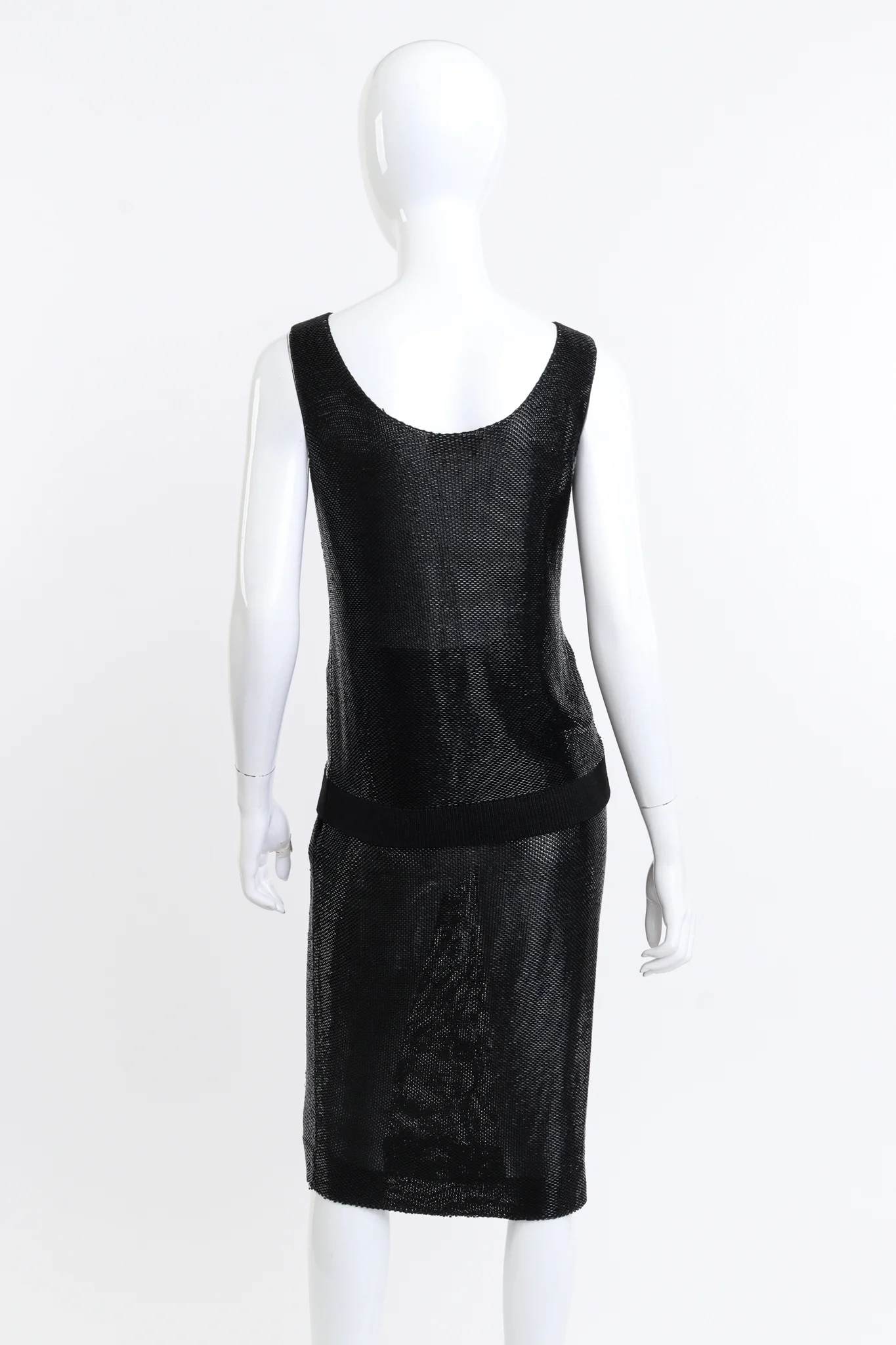 Beaded Knit Jacket, Tank & Skirt Set - Image 7