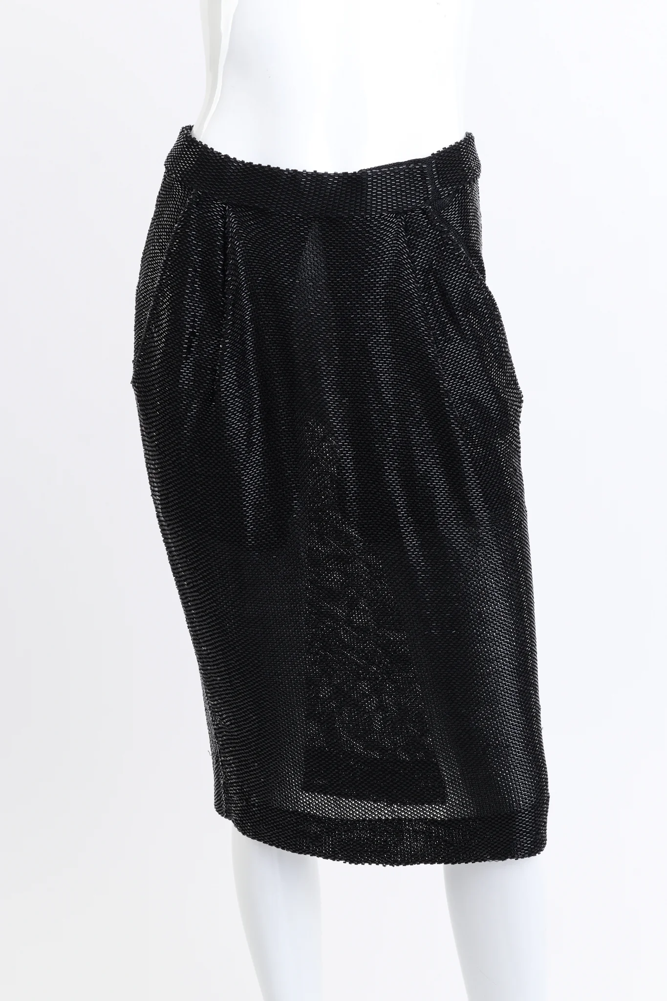 Beaded Knit Jacket, Tank & Skirt Set - Image 9